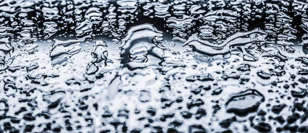 Víztextúra elvont háttér, aqua csepp ezüst üveg, mint — Stock Fotó