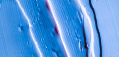 Mavi kozmetik doku arka plan, makyaj ve cilt estetiği