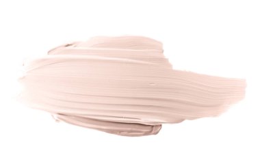 Makyaj soluk temel temel fırça vuruşları ve leke dokusu