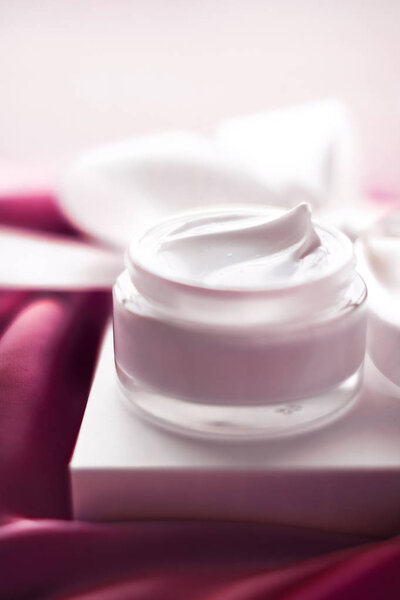 Beauty face cream skin moisturizer, luxury spa cosmetic and natu