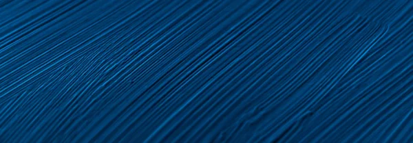 Kosmetyki abstrakcyjne tekstury tło, niebieski pędzel farby akrylowej — Zdjęcie stockowe