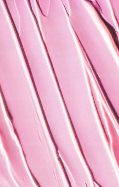 Pembe kozmetik doku arka planı, makyaj ve cilt estetiği