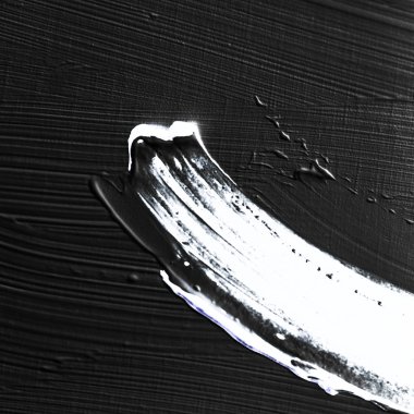 Sanatsal soyut doku arkaplanı, beyaz akrilik boya fırçası 