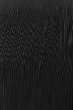 Kozmetik soyut doku arka planı, siyah akrilik boya fırçası