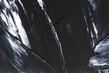 Sanatsal soyut doku arkaplanı, beyaz akrilik boya fırçası 