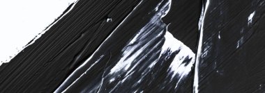 Sanatsal soyut doku arkaplanı, beyaz akrilik boya fırçası 