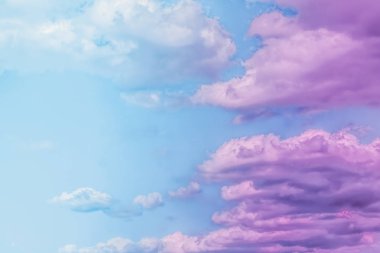 Soyut sanat olarak Rüya gibi gerçeküstü gökyüzü, fantezi pastel renkler backg