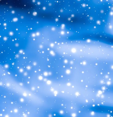 Noel, Yeni Yıl ve Sevgililer Günü mavi soyut arkaplan