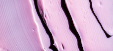 Pembe kozmetik doku arka planı, makyaj ve cilt estetiği