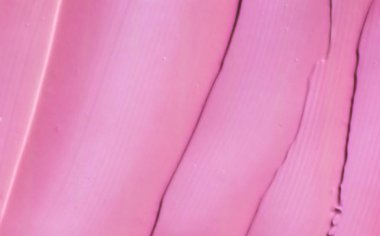 Pembe kozmetik doku arka planı, makyaj ve cilt estetiği