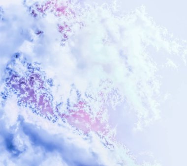 Soyut sanat olarak Rüya gibi gerçeküstü gökyüzü, fantezi pastel renkler backg