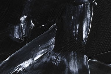 Sanatsal soyut doku arkaplanı, beyaz akrilik boya fırçası 