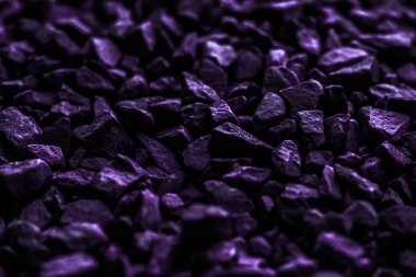 Mor taş çakıl taşları soyut arkaplan dokusu, manzara...