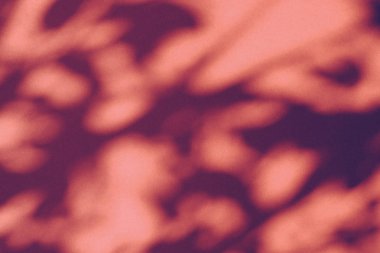 Soyut sanat, botanik gölgeler kahverengi arka planda yer alır 