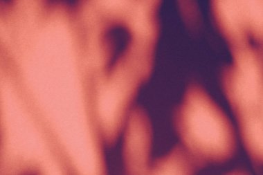 Soyut sanat, botanik gölgeler kahverengi arka planda yer alır 