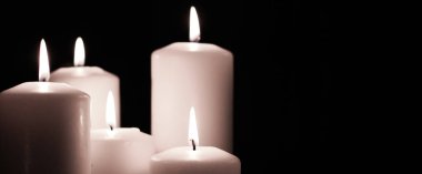 Aromatik beyaz yasemin mumları gece, Noel, Yeni Yıl