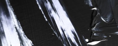 Sanatsal soyut doku arkaplanı, beyaz akrilik boya fırçası 