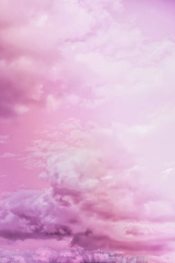 Soyut sanat olarak Rüya gibi gerçeküstü gökyüzü, fantezi pastel renkler backg