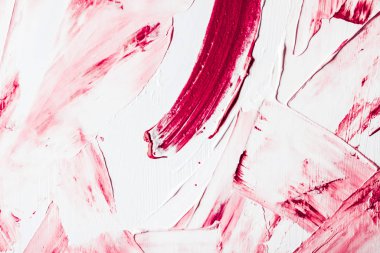 Sanatsal soyut doku arka planı, pembe akrilik boya fırçası