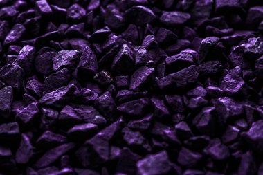 Mor taş çakıl taşları soyut arkaplan dokusu, manzara...