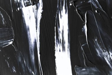 Sanatsal soyut doku arkaplanı, beyaz akrilik boya fırçası 