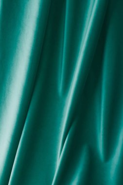 Soyut zümrüt kumaş arkaplan, kadife tekstil malzemesi 