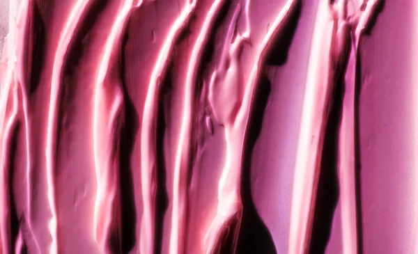 Рожевий кольоровий фон косметичної текстури, макіяж та косметика для шкіри — стокове фото