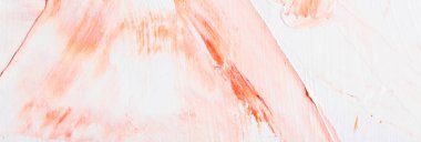 Sanatsal soyut doku arkaplanı, turuncu akrilik boya fırçası