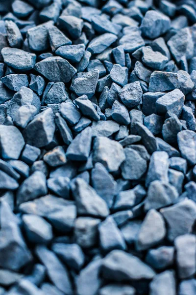 Ciottoli di pietra blu come texture di sfondo astratto, arco paesaggio — Foto Stock