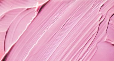 Pembe kozmetik doku arka planı, makyaj ve cilt estetiği