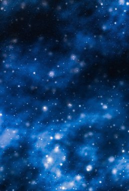 Evren evrende yıldızlar, gezegen ve galaksi, uzay ve zaman trav