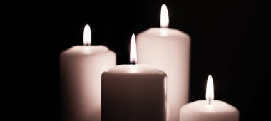 Aromatik beyaz yasemin mumları gece, Noel, Yeni Yıl