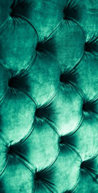 Zümrüt Lüks Kadife kapitone kanepe döşeme düğmeleri, cikartirken