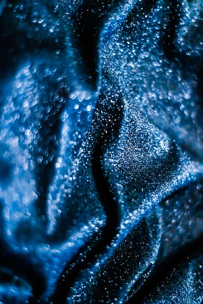 Férias azul brilho cintilante fundo abstrato, luxo brilhante — Fotografia de Stock
