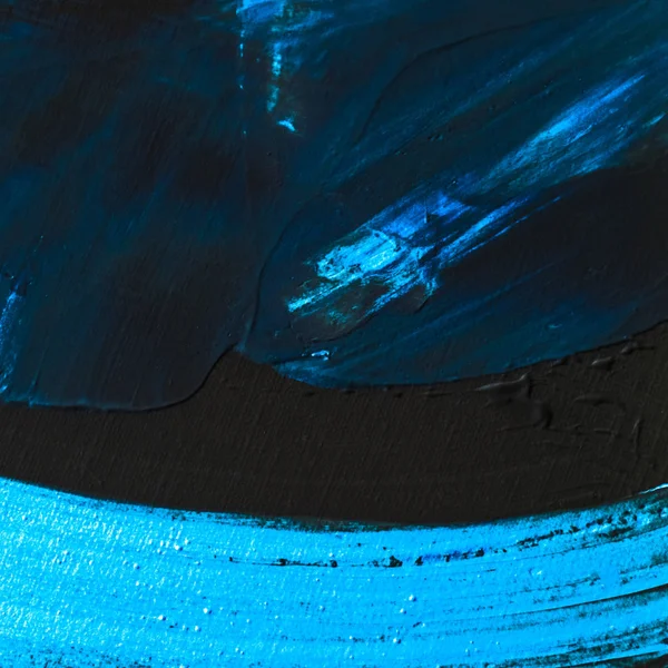 Artístico abstrato textura fundo, azul acrílico pintura escova s — Fotografia de Stock