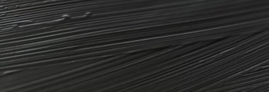 Kozmetik soyut doku arka planı, siyah akrilik boya fırçası