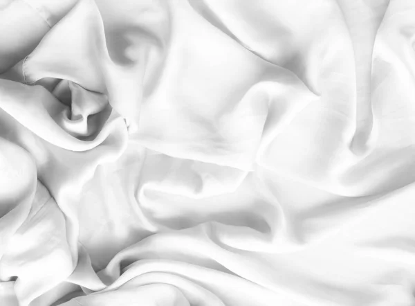 Přepychová bílá měkká hedvábná textura, sváteční krása — Stock fotografie