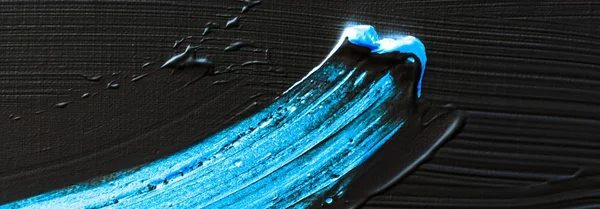 Textura abstracta artística fondo, pincel acrílico azul s —  Fotos de Stock