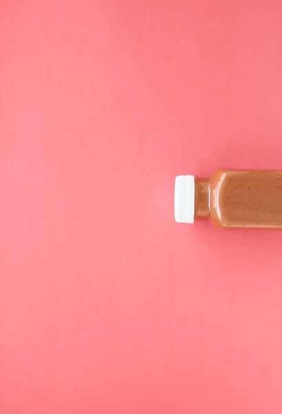 Detox Superfood bouteille de smoothie au chocolat pour la perte de poids nettoie — Photo