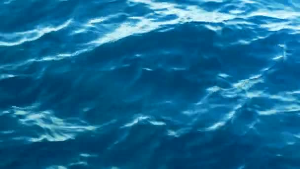 Tekstur Permukaan Air Laut Gelombang Yang Mengalir Dan Latar Belakang Liburan Musim Panas Stok Video C Anneleven 325630804