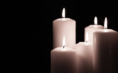Aromatik beyaz yasemin mumları gece, Noel, Yeni Yıl