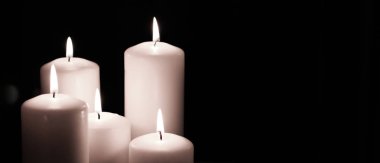 Aromatik beyaz yasemin mumları gece, Noel, Yeni Yıl