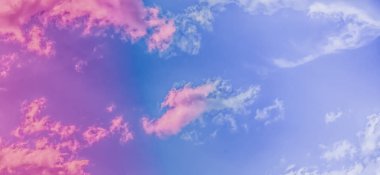 Soyut sanat olarak Rüya gibi gerçeküstü gökyüzü, fantezi pastel renkler backg
