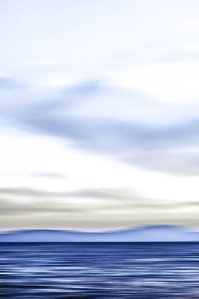 抽象的な海の壁の装飾の背景、ドレーの長い露出図 — ストック写真