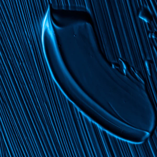Cosméticos textura abstracta fondo, pincel acrílico azul — Foto de Stock