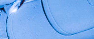 Mavi kozmetik doku arka plan, makyaj ve cilt estetiği