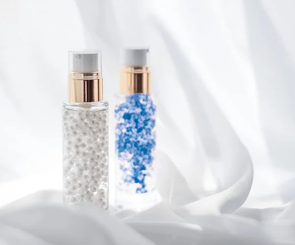 Skincare serum and make-up primer gel bottle, moisturizing lotio