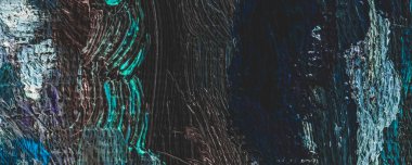 Çadır bezi zemininde soyut fırça darbeleri, yağlı boya.