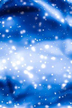 Noel, Yeni Yıl ve Sevgililer Günü mavi soyut arkaplan