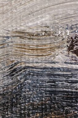 Çadır bezi zemininde soyut fırça darbeleri, yağlı boya.